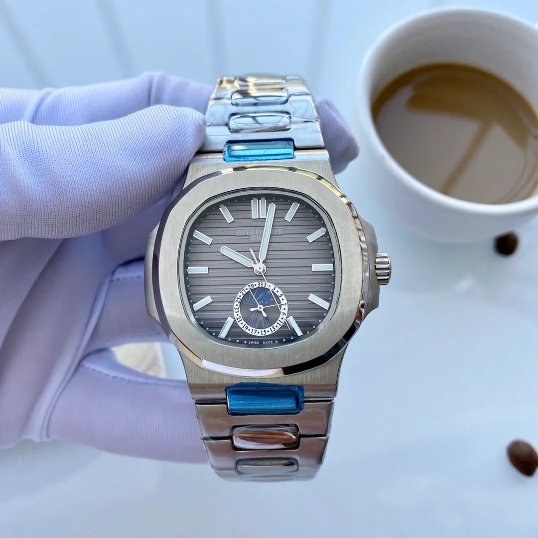 【Foreign Trade Import】💰1720! Patek Philippe (extremely noble and wise work) Parrot Many products - hot styles are coming🔥🔥Latest models💪 [Type]: Exquisite men's watch (more excellent) Best design [Strap]: 316L stainless steel strap (more comfortable) real men wear [Movement]: Top mechanical movement (stable) [Material]: Mineral super mirror (more wear-resistant) Smart style, thick and strong, special design Returning with great reputation. Size: 43mm in diameter and 13mm thick. Smart launch! Welcome to reprint!